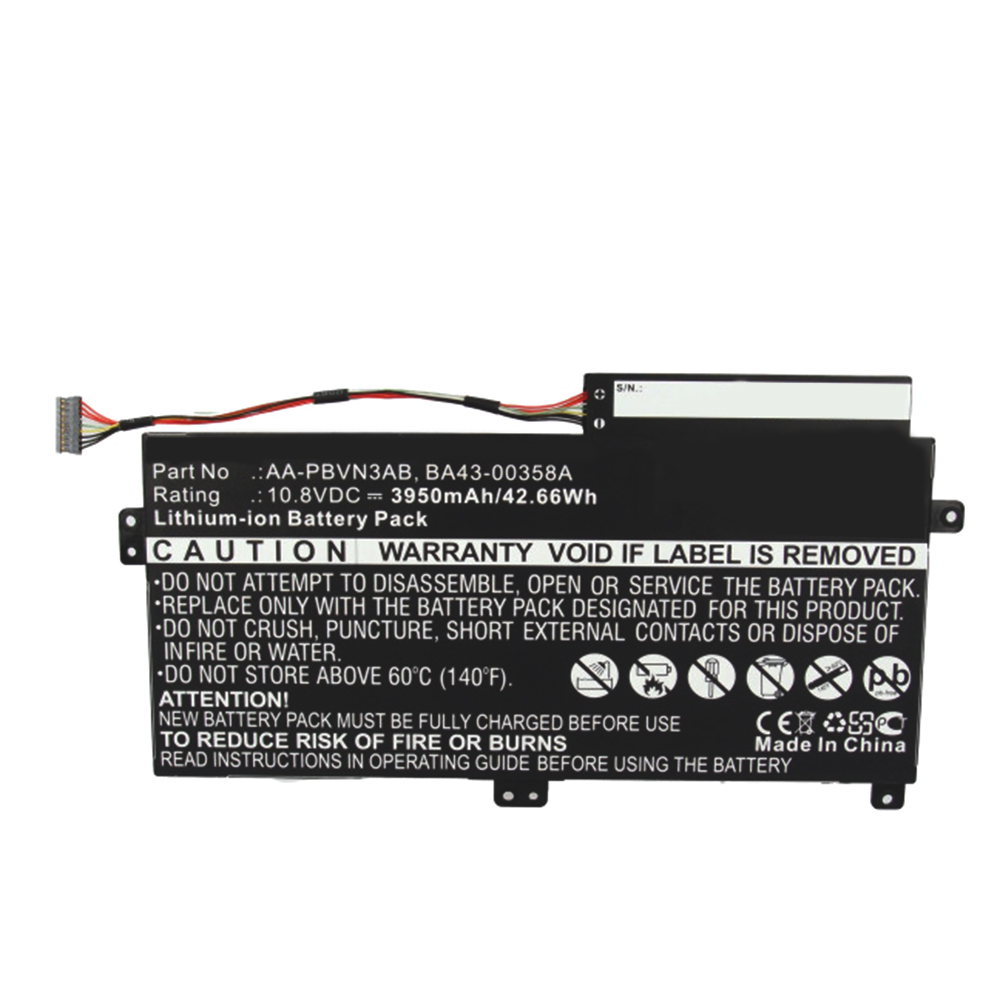 Synergy Digital Laptop Battery, Compatible with Samsung AA-PBVN3AB Laptop Battery (Li-ion, 10.8V, 3950mAh)