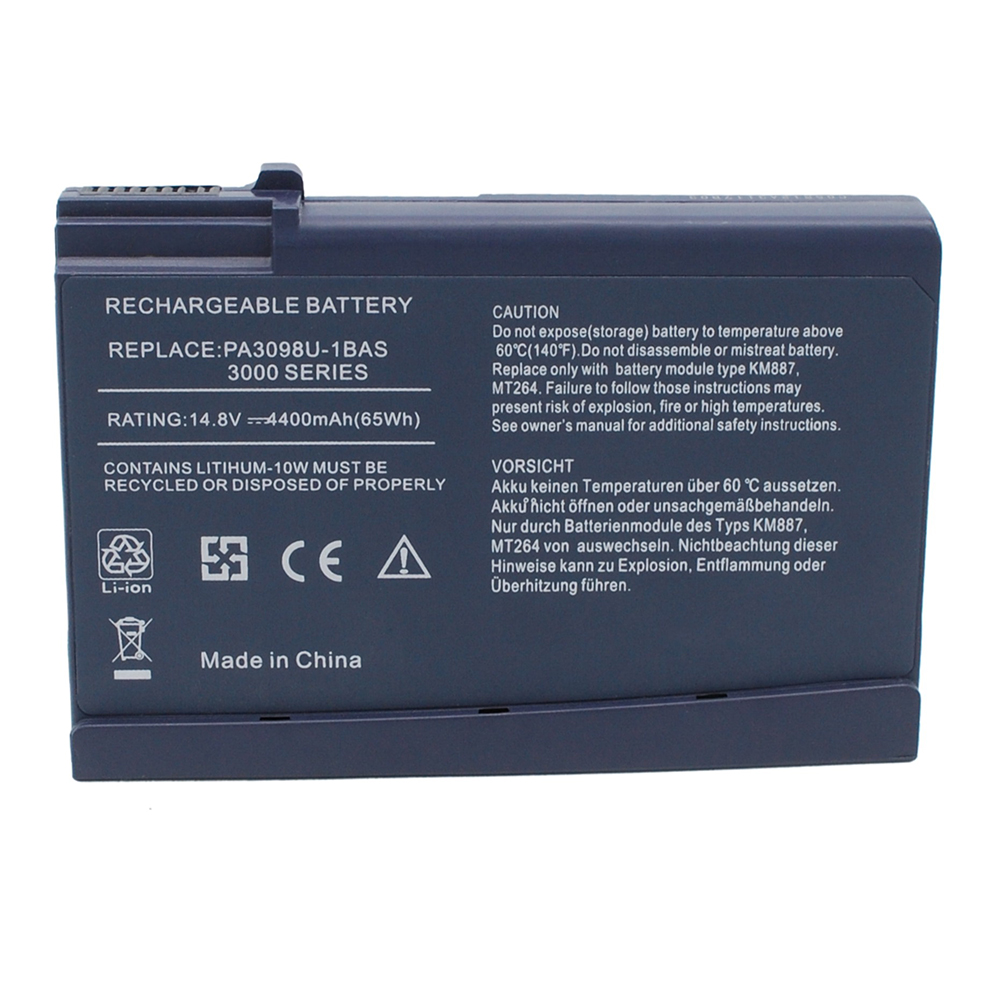 Synergy Digital Laptop Battery, Compatible with Toshiba PA3098U-1BAS Laptop Battery (Li-ion, 14.8V, 4400mAh)