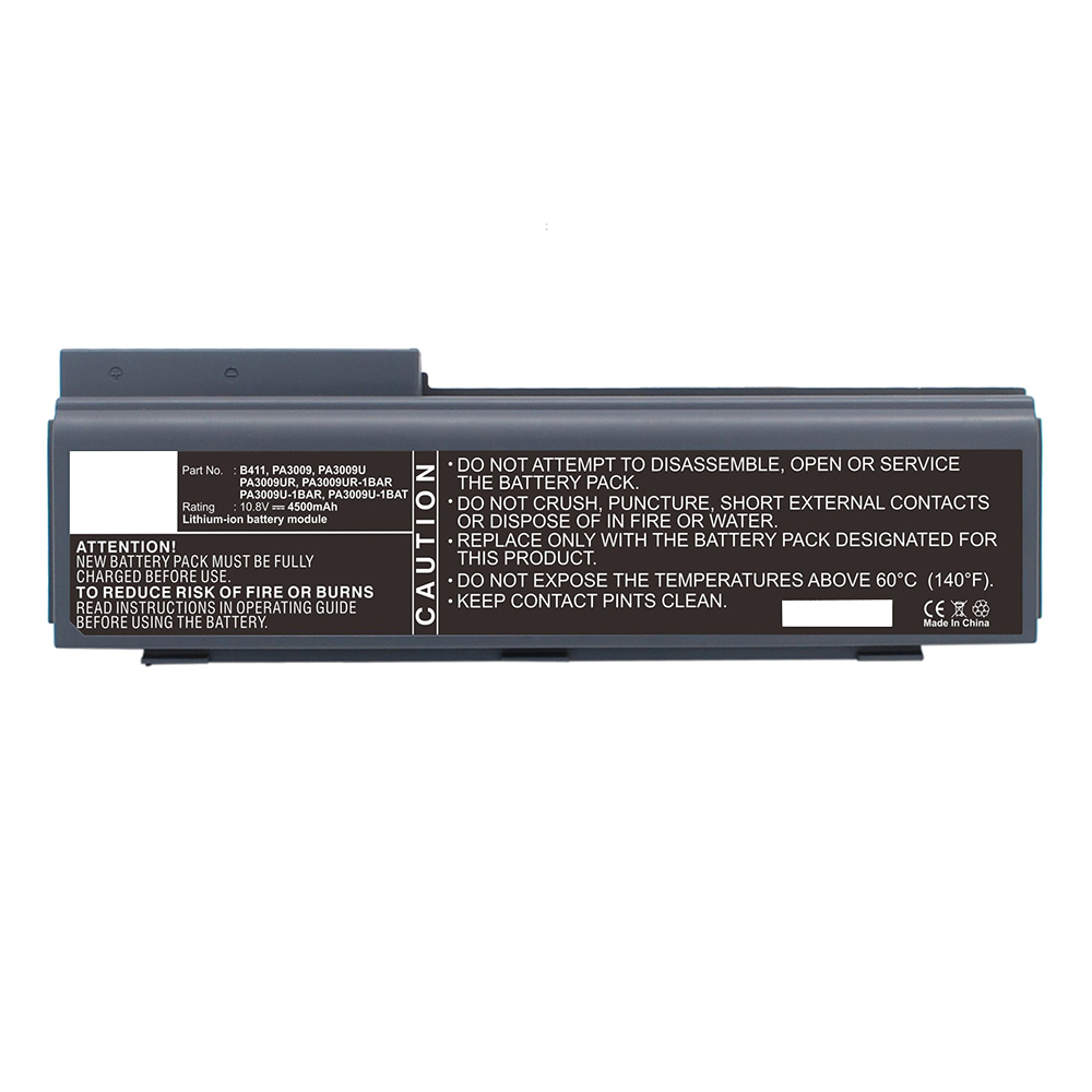 Synergy Digital Laptop Battery, Compatible with Toshiba PA3009U-1BAR Laptop Battery (Li-ion, 10.8V, 4400mAh)