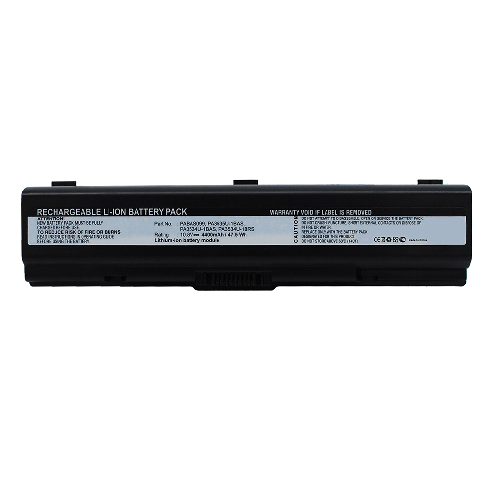 Synergy Digital Laptop Battery, Compatible with Toshiba PA3533U-1BAS Laptop Battery (Li-ion, 10.8V, 4400mAh)