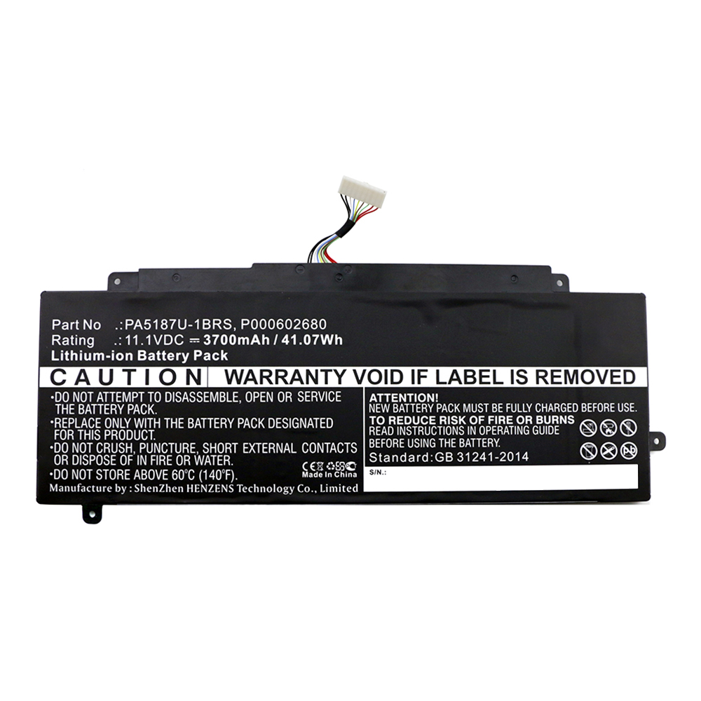 Synergy Digital Laptop Battery, Compatible with Toshiba PA5187U-1BRS Laptop Battery (Li-ion, 11.1V, 3700mAh)
