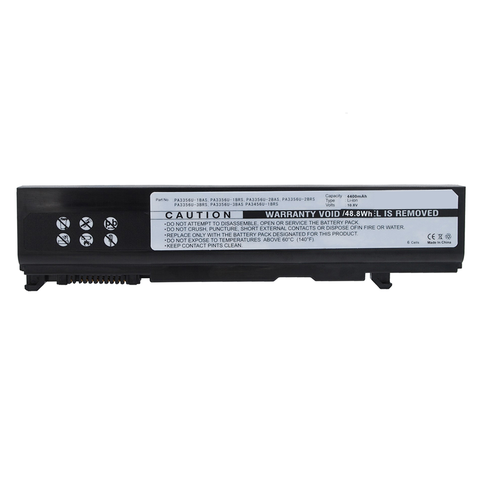 Synergy Digital Laptop Battery, Compatible with Toshiba PA3356U-1BAS Laptop Battery (Li-ion, 10.8V, 4400mAh)