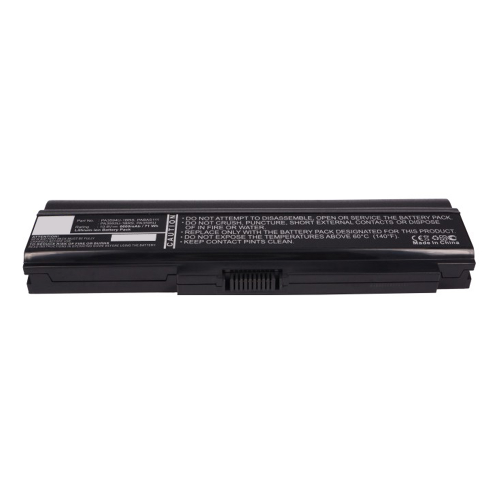 Synergy Digital Laptop Battery, Compatible with Toshiba PA3593U-1BAS Laptop Battery (Li-ion, 10.8V, 6600mAh)