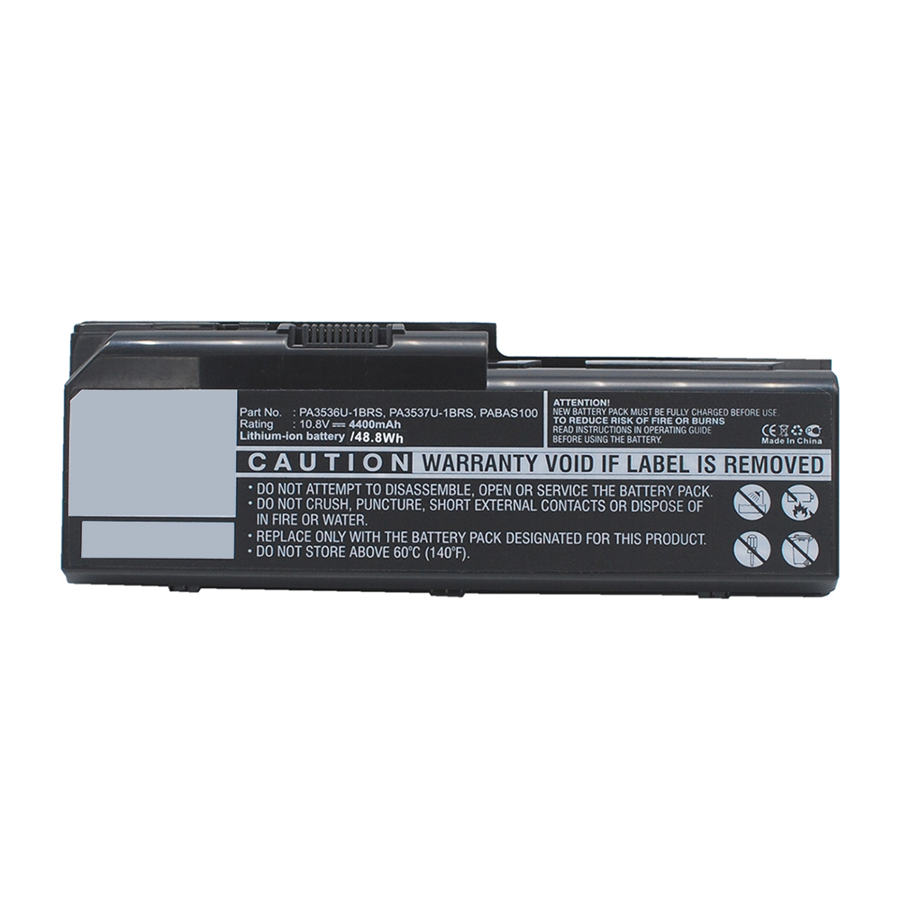 Synergy Digital Laptop Battery, Compatible with Toshiba PA3536U-1BRS Laptop Battery (Li-ion, 10.8V, 4400mAh)