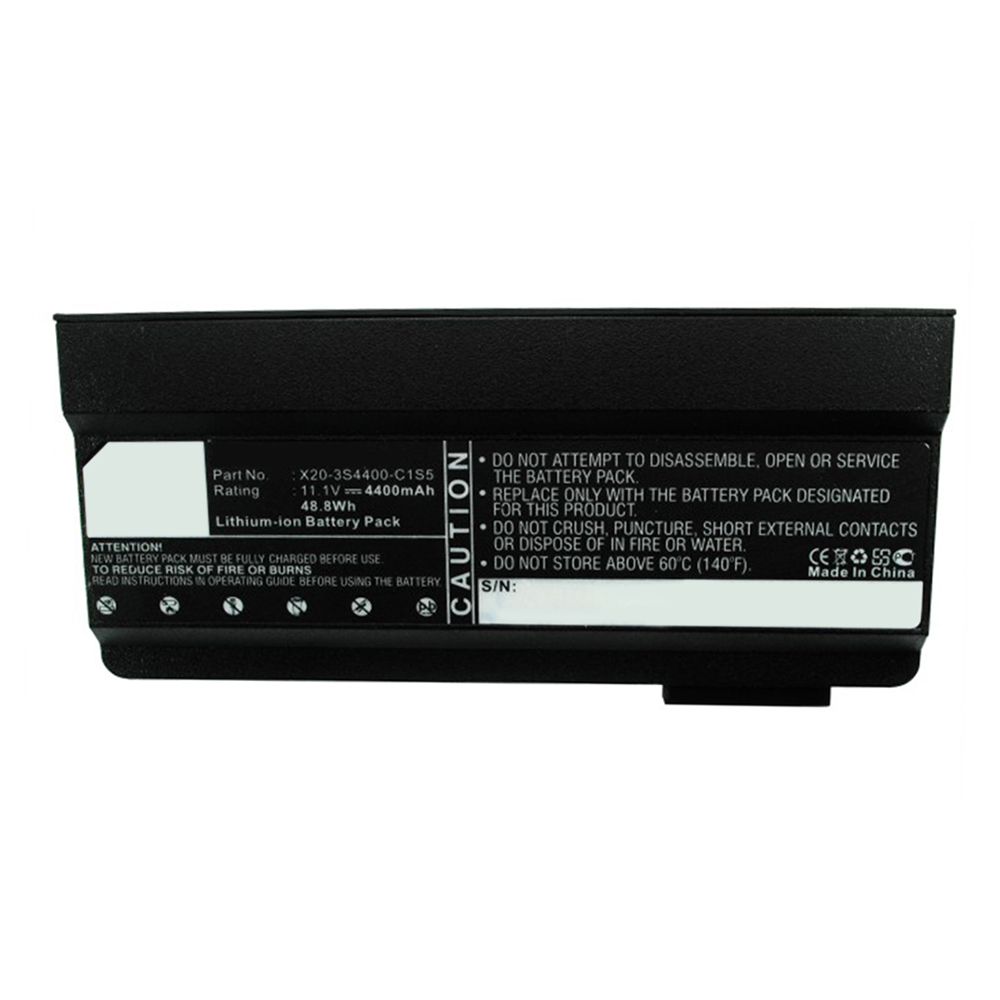 Synergy Digital Laptop Battery, Compatible with Uniwill X20-3S4000-S1P3 Laptop Battery (Li-ion, 11.1V, 4400mAh)