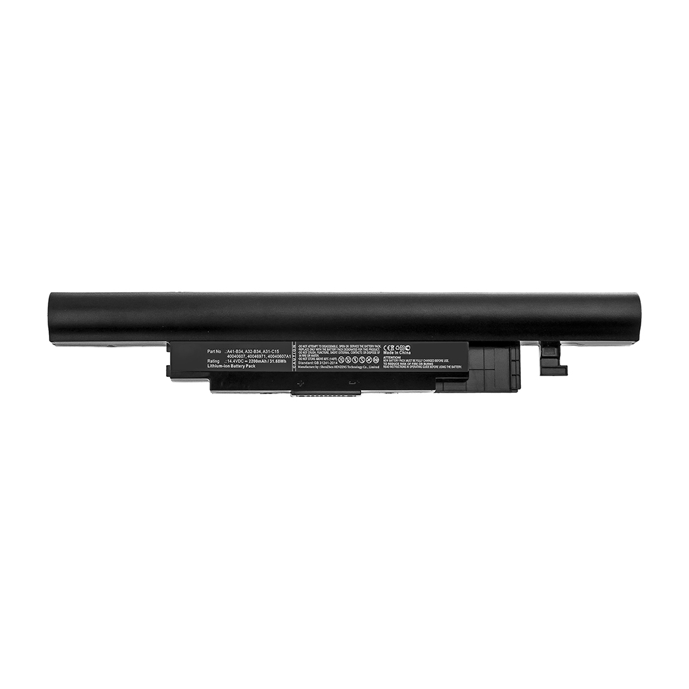 Synergy Digital Laptop Battery, Compatible with 40040607 Laptop Battery (14.4V, Li-ion, 2200mAh)