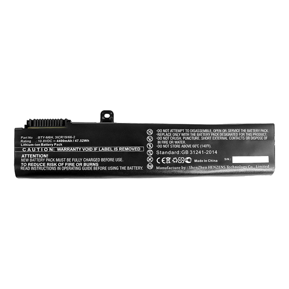 Synergy Digital Laptop Battery, Compatible with 3ICR19/66-2 Laptop Battery (10.8V, Li-ion, 4400mAh)