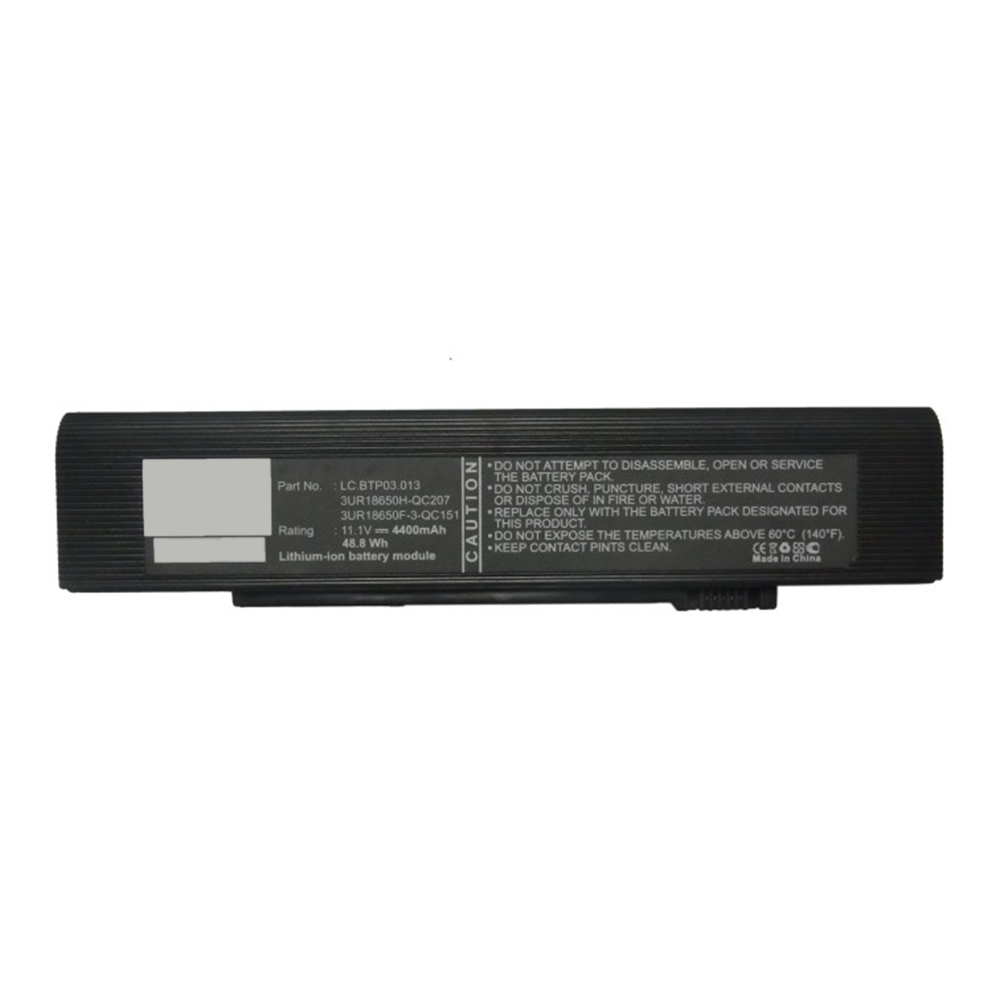 Synergy Digital Laptop Battery, Compatible with Acer 3UR18650F-3-QC151 Laptop Battery (Li-ion, 11.1V, 4400mAh)