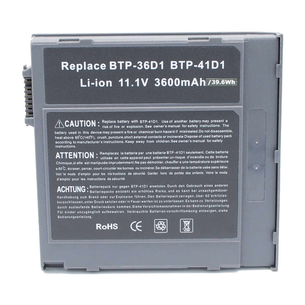 Synergy Digital Laptop Battery, Compatible with Acer BTP-41D1 Laptop Battery (Li-ion, 11.1V, 3600mAh)