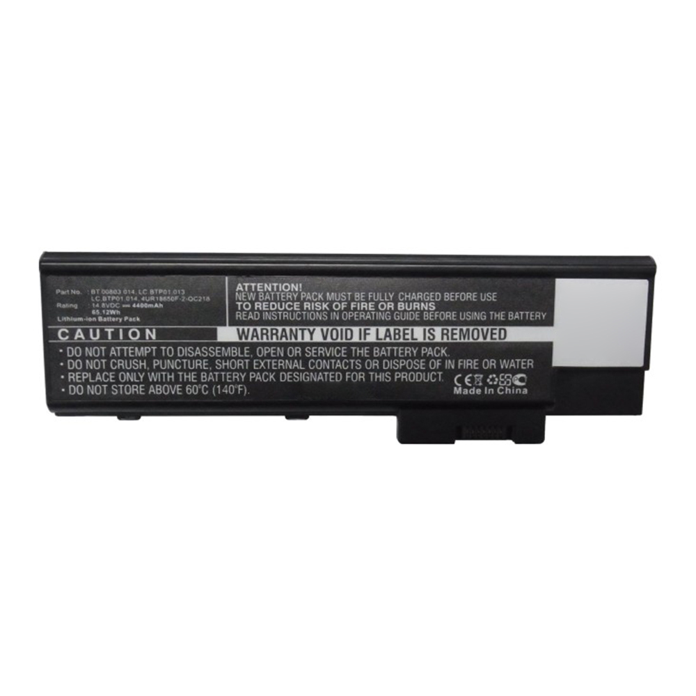 Synergy Digital Laptop Battery, Compatible with Acer 4UR18650F-2-QC218 Laptop Battery (Li-ion, 14.8V, 4400mAh)