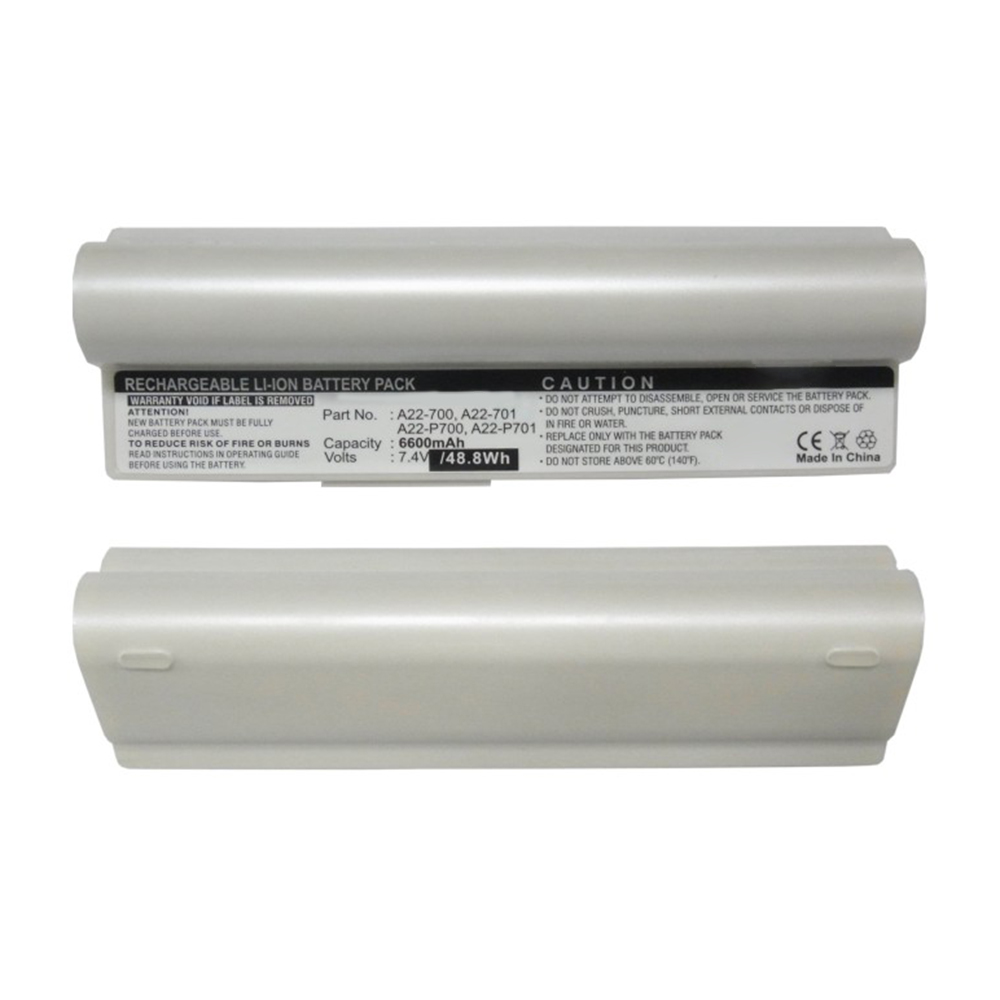Synergy Digital Laptop Battery, Compatible with Asus A22-700 Laptop Battery (Li-ion, 7.4V, 6600mAh)