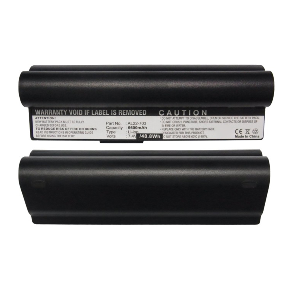 Synergy Digital Laptop Battery, Compatible with Asus AL22-703 Laptop Battery (Li-ion, 7.4V, 6600mAh)