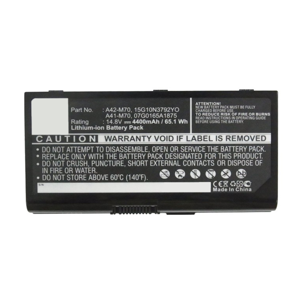 Synergy Digital Laptop Battery, Compatible with Asus A32-F70 Laptop Battery (Li-ion, 14.8V, 4400mAh)