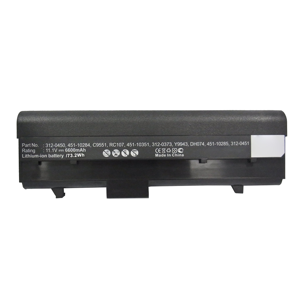 Synergy Digital Laptop Battery, Compatible with DELL C9551 Laptop Battery (Li-ion, 11.1V, 6600mAh)