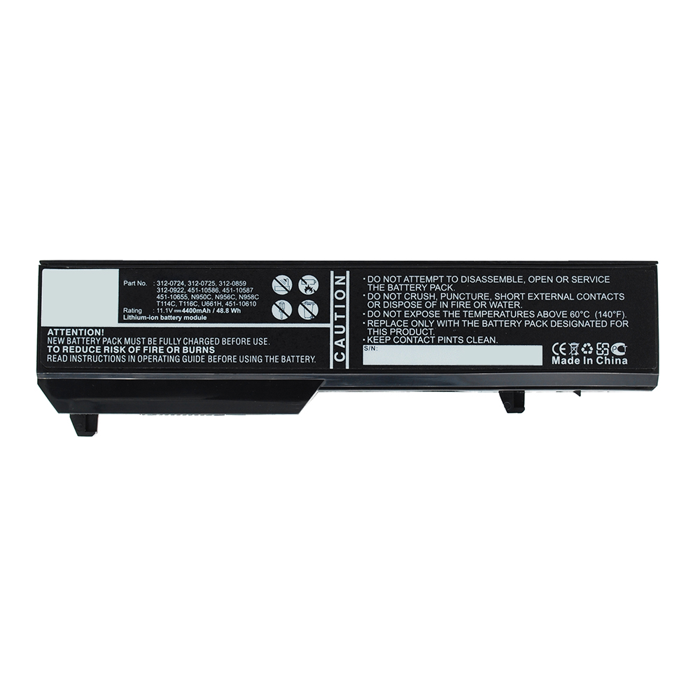 Synergy Digital Laptop Battery, Compatible with DELL N950C Laptop Battery (Li-ion, 11.1V, 4400mAh)