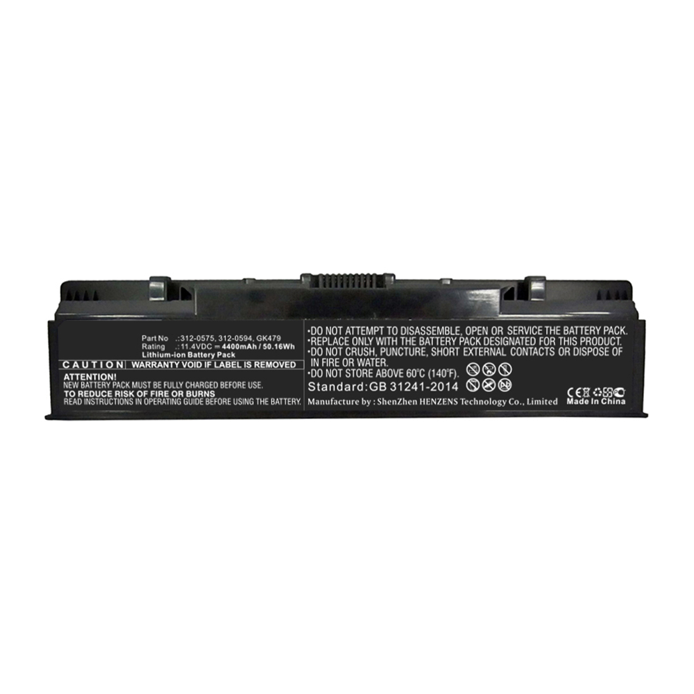 Synergy Digital Laptop Battery, Compatible with DELL DY375 Laptop Battery (Li-ion, 11.4V, 4400mAh)