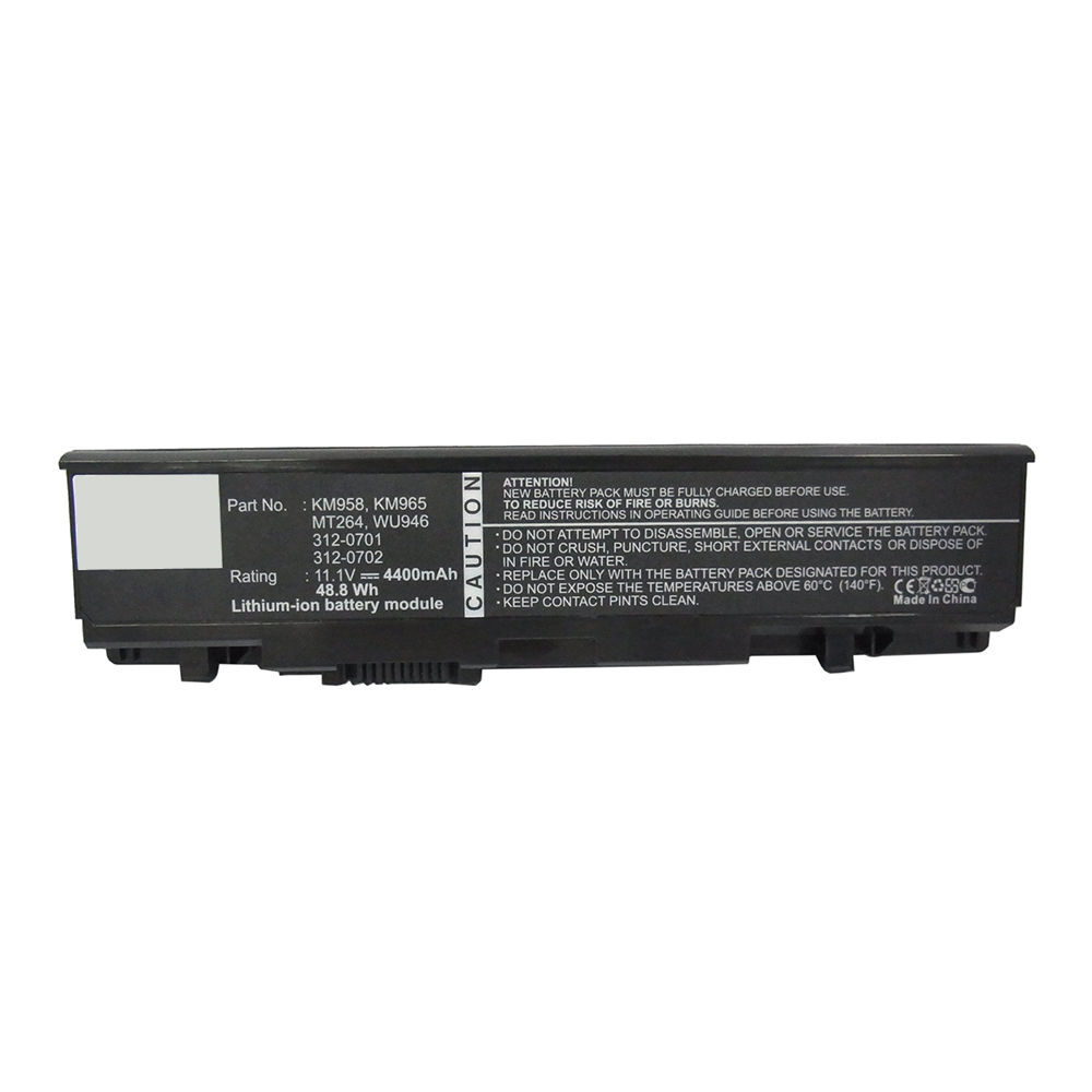 Synergy Digital Laptop Battery, Compatible with DELL KM887 Laptop Battery (Li-ion, 11.4V, 4400mAh)