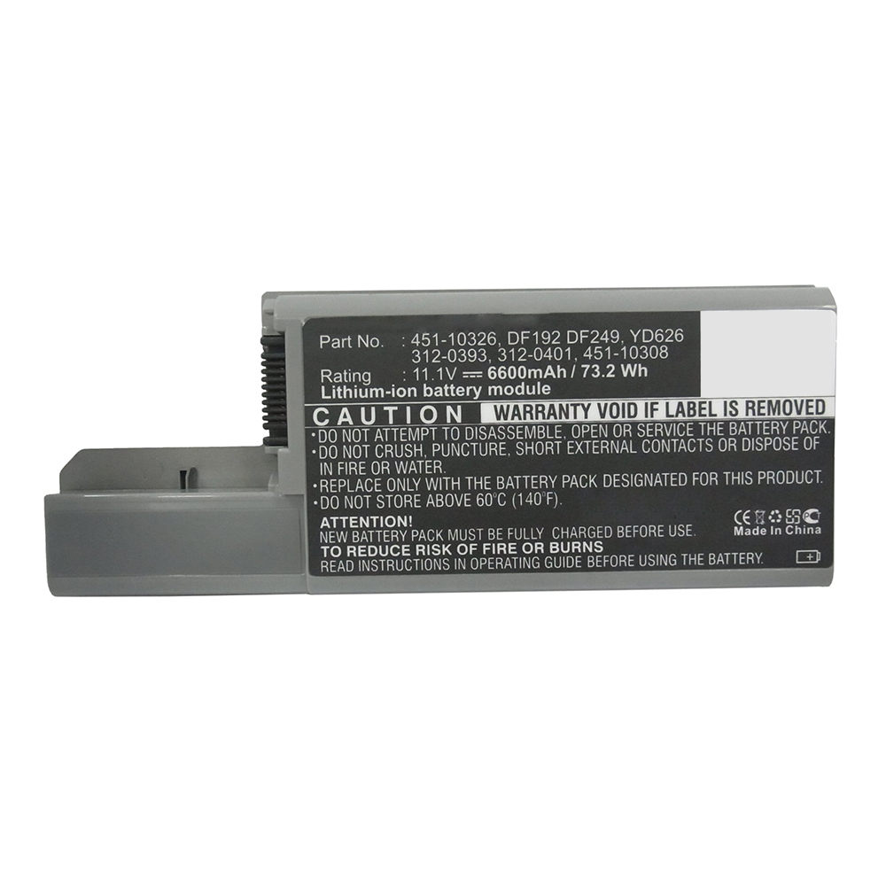 Synergy Digital Laptop Battery, Compatible with DELL CF623 Laptop Battery (Li-ion, 11.1V, 6600mAh)
