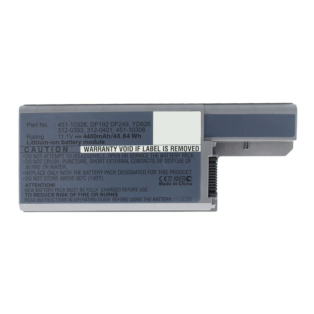 Synergy Digital Laptop Battery, Compatible with DELL DF192 Laptop Battery (Li-ion, 11.1V, 4400mAh)