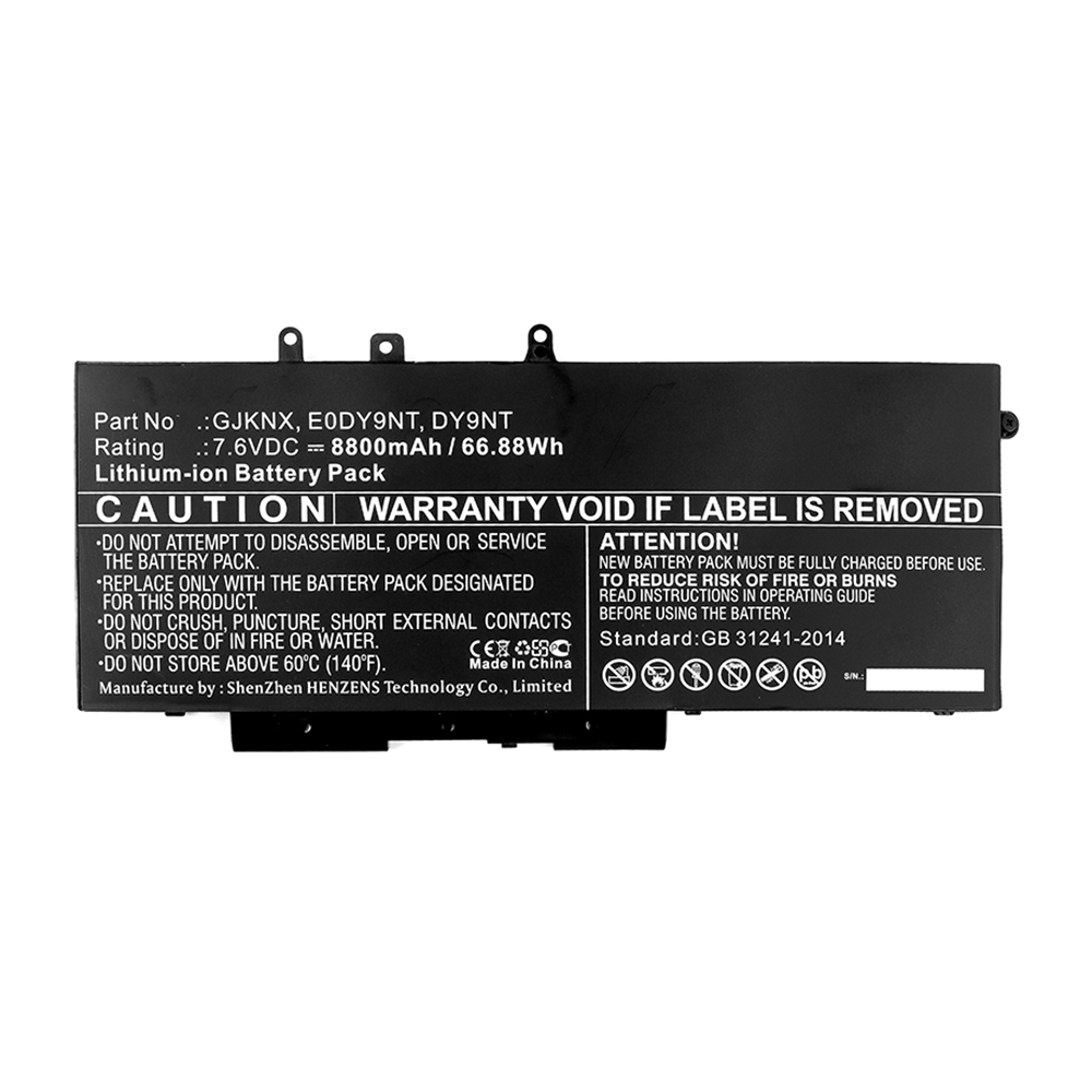 Synergy Digital Laptop Battery, Compatible with DELL C7J70 Laptop Battery (Li-ion, 7.6V, 8800mAh)
