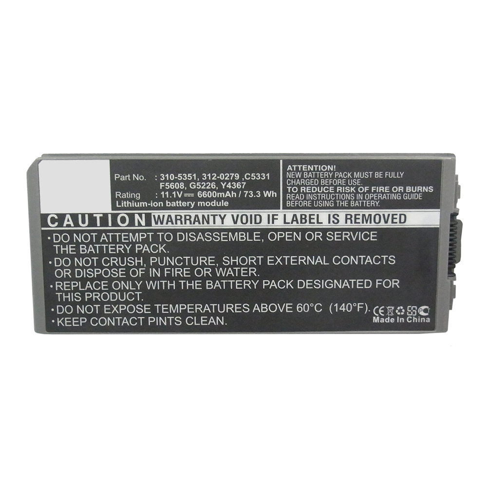 Synergy Digital Laptop Battery, Compatible with DELL C5331 Laptop Battery (Li-ion, 11.1V, 4400mAh)