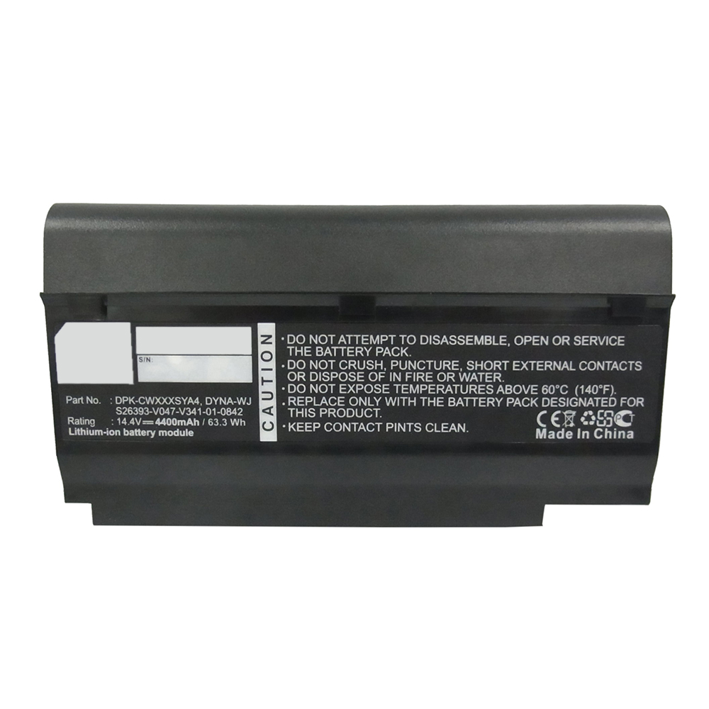 Synergy Digital Laptop Battery, Compatible with Fujitsu DYNA-WJ Laptop Battery (Li-ion, 14.4V, 4400mAh)