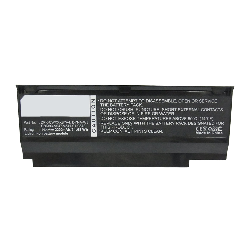 Synergy Digital Laptop Battery, Compatible with Fujitsu DYNA-WJ Laptop Battery (Li-ion, 14.4V, 2200mAh)