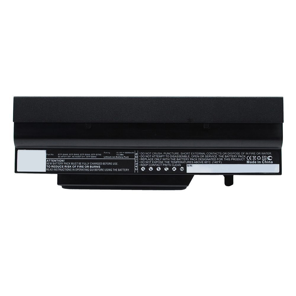 Synergy Digital Laptop Battery, Compatible with Fujitsu SQU-518 Laptop Battery (Li-ion, 11.1V, 6600mAh)