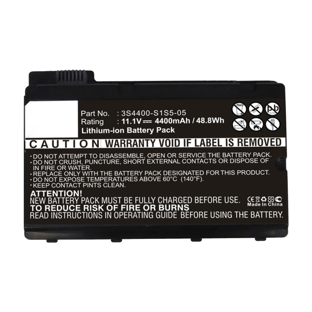 Synergy Digital Laptop Battery, Compatible with Fujitsu 3S4400-S1S5-05 Laptop Battery (Li-ion, 11.1V, 4400mAh)