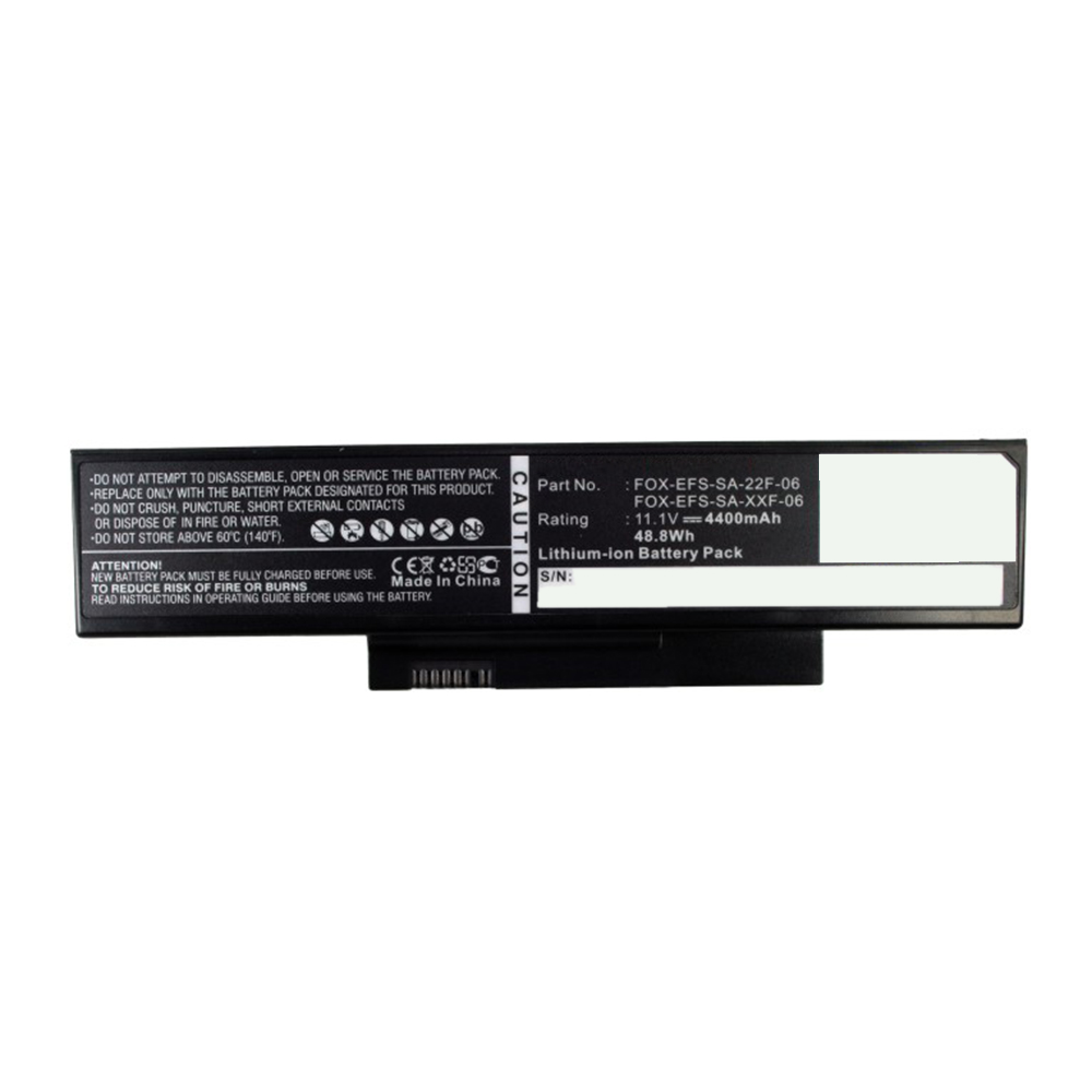 Synergy Digital Laptop Battery, Compatible with Fujitsu FOX-EFS-SA-22F-06 Laptop Battery (Li-ion, 11.1V, 4400mAh)