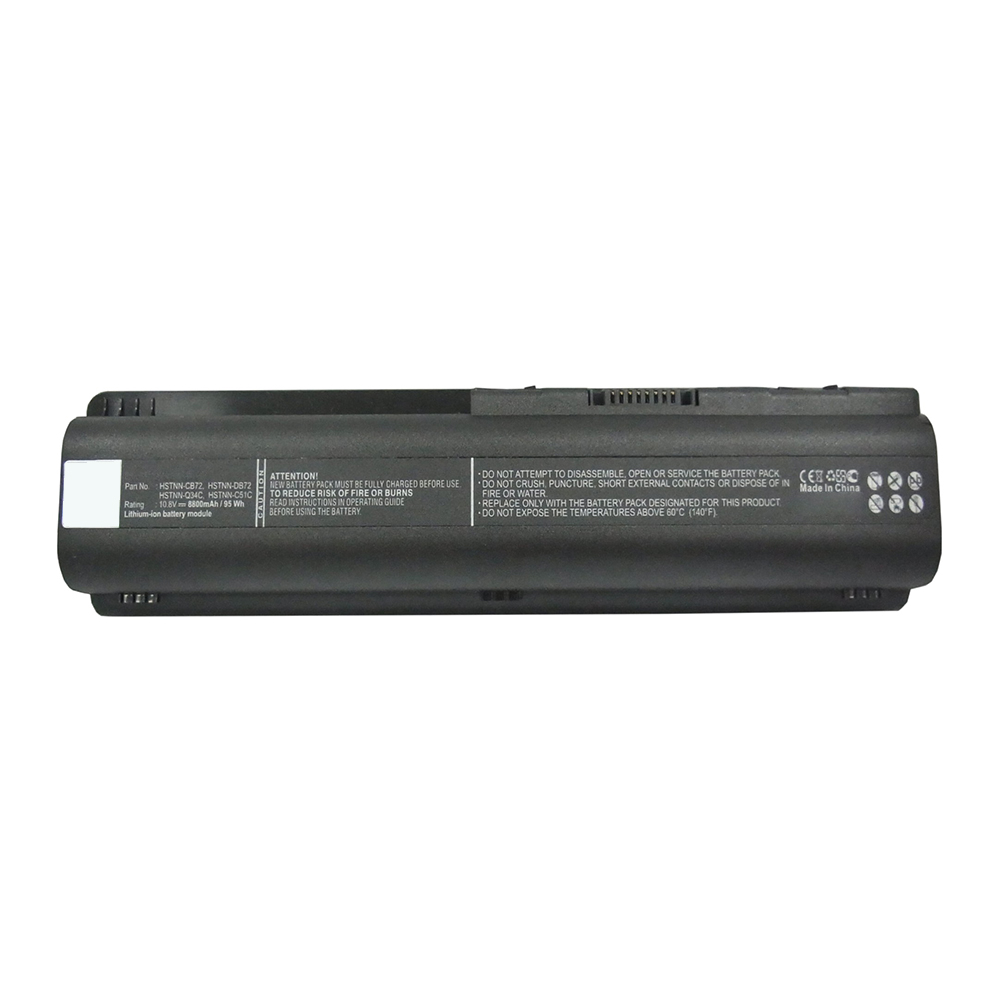 Synergy Digital Laptop Battery, Compatible with HP HSTNN-CB72 Laptop Battery (Li-ion, 10.8V, 8800mAh)