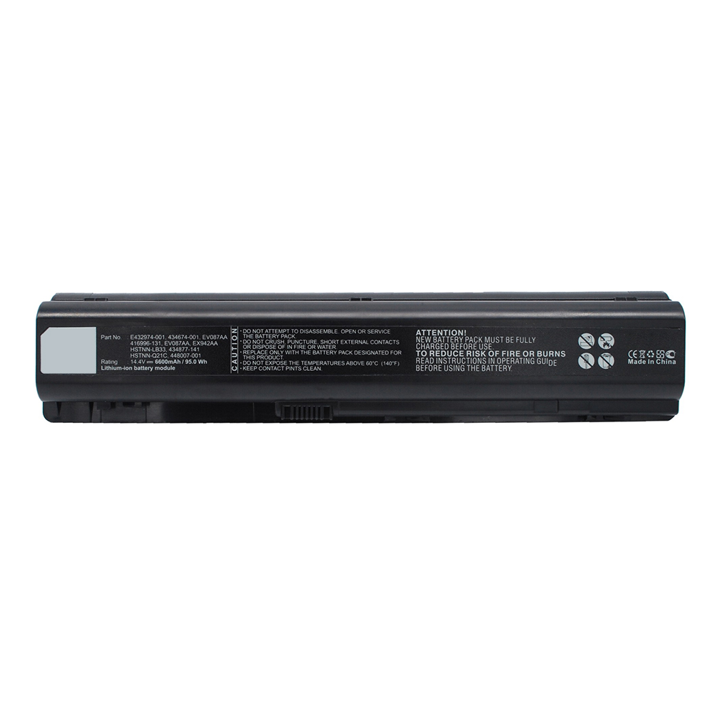 Synergy Digital Laptop Battery, Compatible with HP HSTNN-IB34 Laptop Battery (Li-ion, 14.4V, 6600mAh)