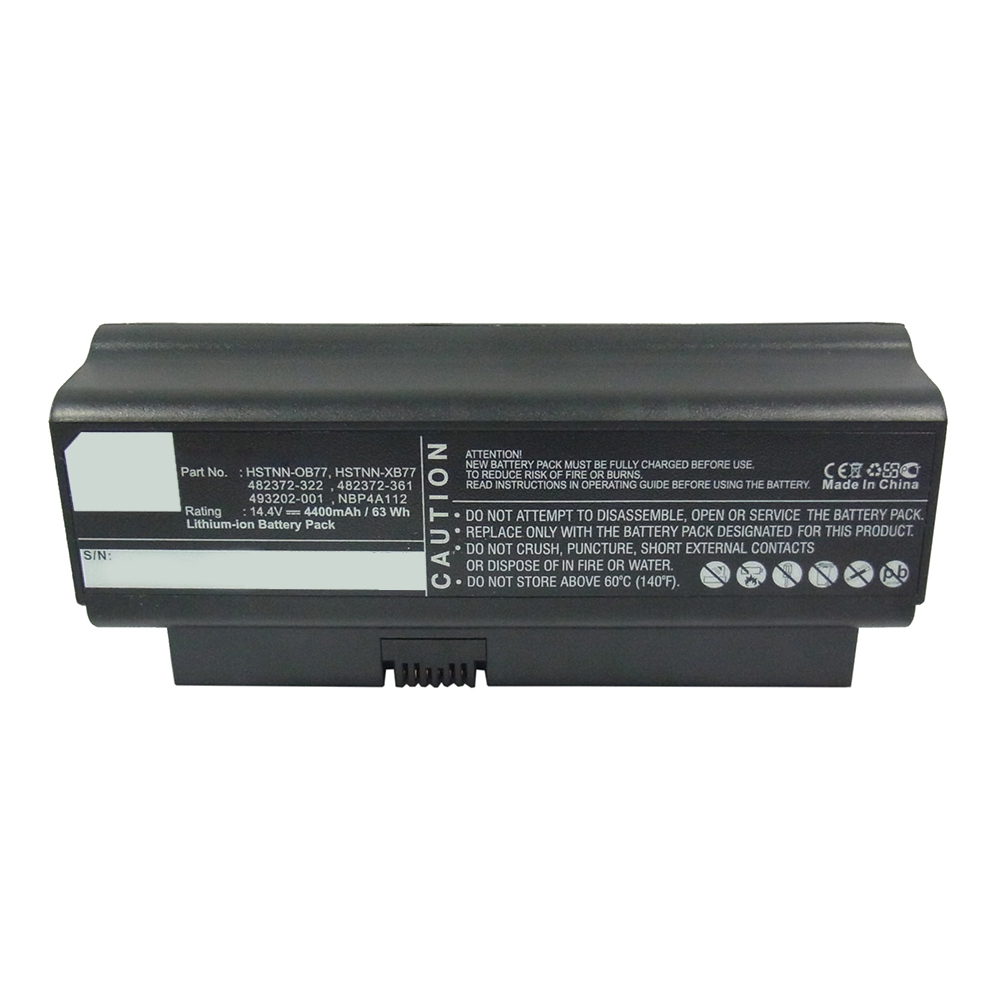 Synergy Digital Laptop Battery, Compatible with HP HSTNN-OB77 Laptop Battery (Li-ion, 14.4V, 4400mAh)