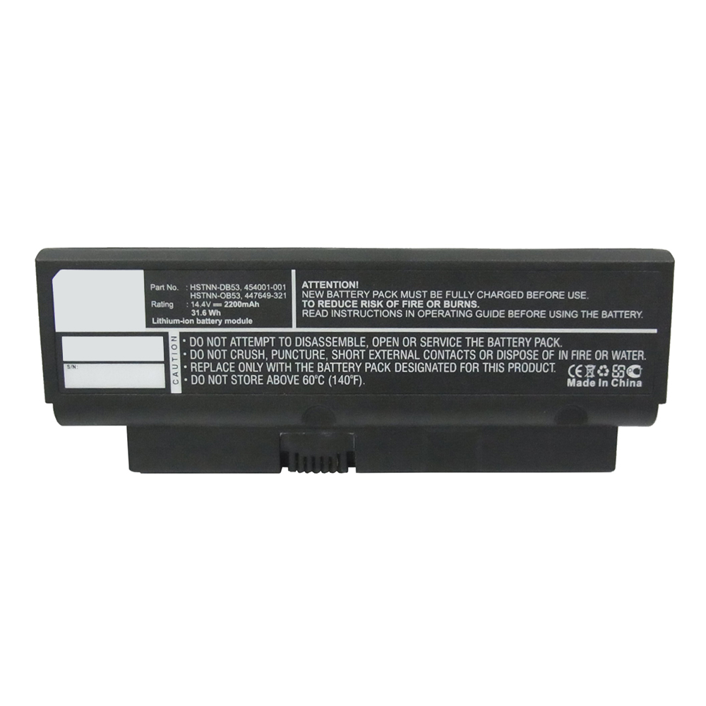Synergy Digital Laptop Battery, Compatible with HP HSTNN-DB53 Laptop Battery (Li-ion, 14.4V, 2200mAh)