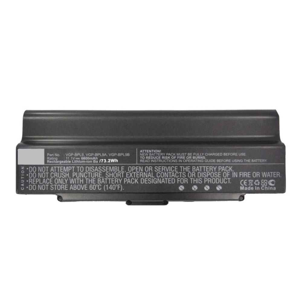 Synergy Digital Laptop Battery, Compatible with Sony VGP-BPL9 Laptop Battery (Li-ion, 11.1V, 6600mAh)