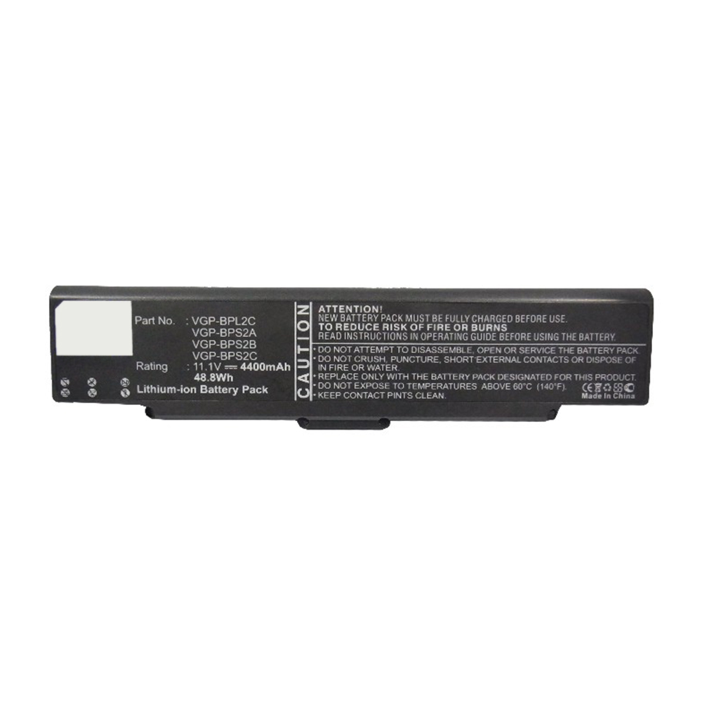 Synergy Digital Laptop Battery, Compatible with Sony VGP-BPL2C Laptop Battery (Li-ion, 11.1V, 4400mAh)