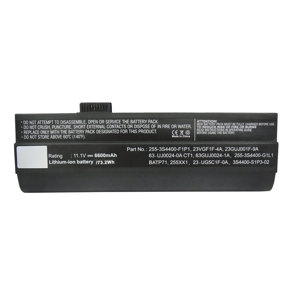 Synergy Digital Laptop Battery, Compatible with WinBook BAT-P71 Laptop Battery (Li-ion, 11.1V, 6600mAh)