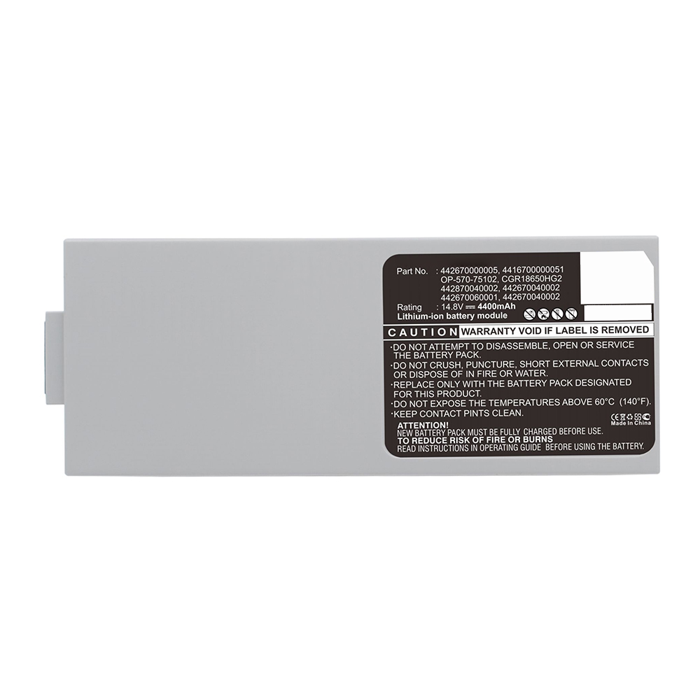 Synergy Digital Laptop Battery, Compatible with Mitac CGR18650HG2 Laptop Battery (Li-ion, 14.8V, 4400mAh)