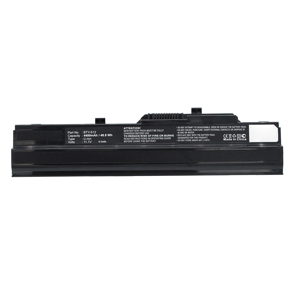 Synergy Digital Laptop Battery, Compatible with MSI BTY-12 Laptop Battery (Li-ion, 11.1V, 4400mAh)