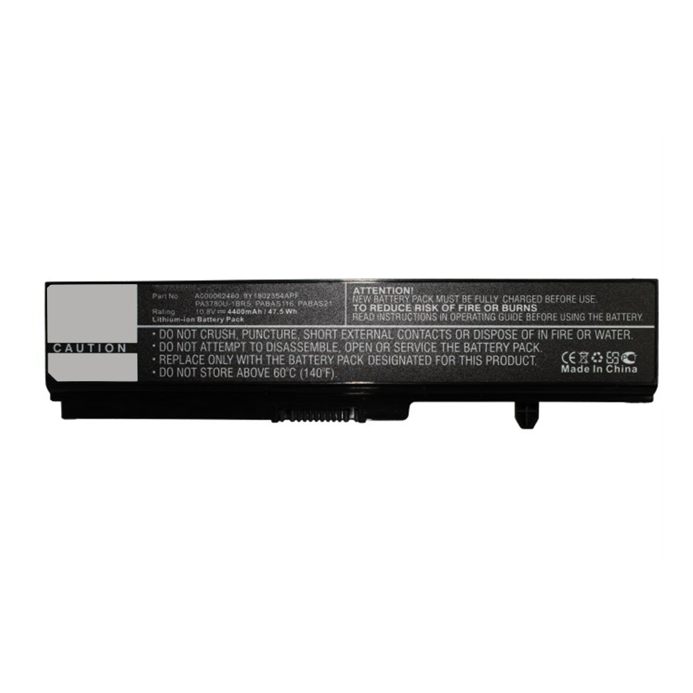 Synergy Digital Laptop Battery, Compatible with Toshiba PA3780U-1BRS Laptop Battery (Li-ion, 10.8V, 4400mAh)