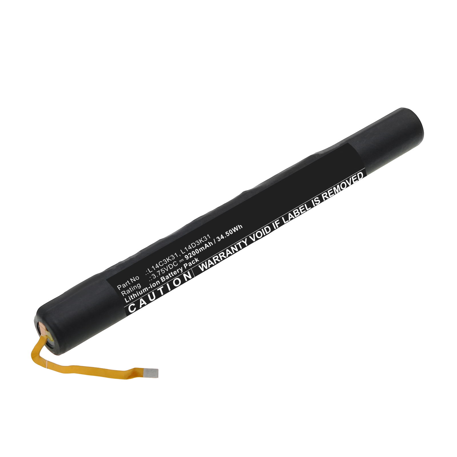 Synergy Digital Laptop Battery, Compatible with Lenovo L14C3K31 Laptop Battery (Li-ion, 3.75V, 9200mAh)