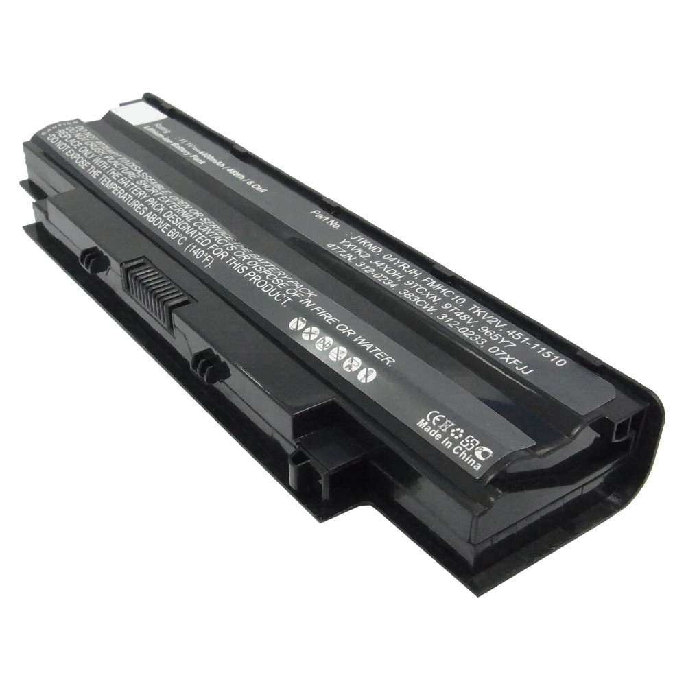 Synergy Digital Notebook, Laptop Battery, Compatible with DELL Inspiron 13R Notebook, Laptop Battery (11.1V, Li-ion, 4400mAh)