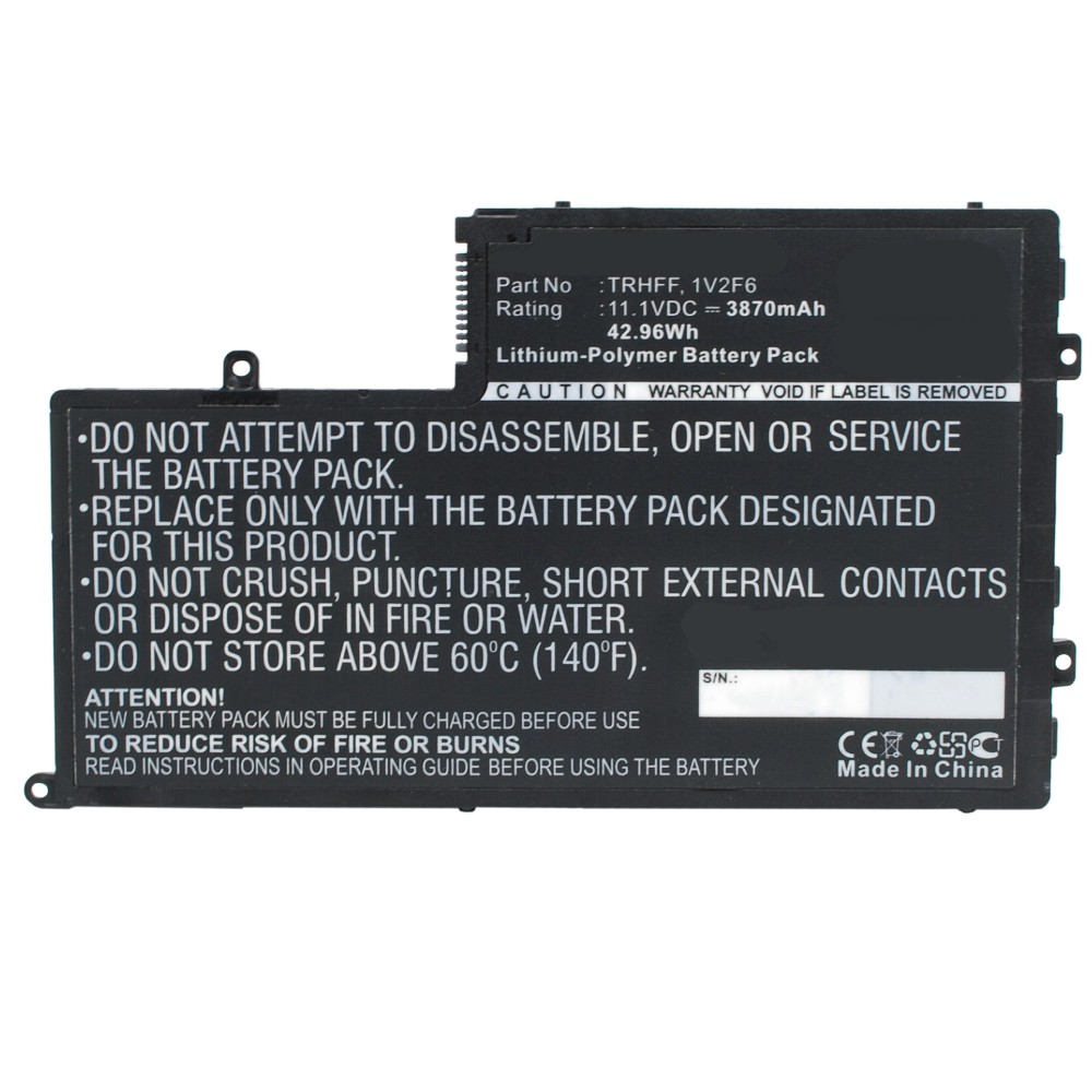 Synergy Digital Notebook, Laptop Battery, Compatible with DELL INS14MD-1328R Notebook, Laptop Battery (11.1, Li-ion, 3870mAh)