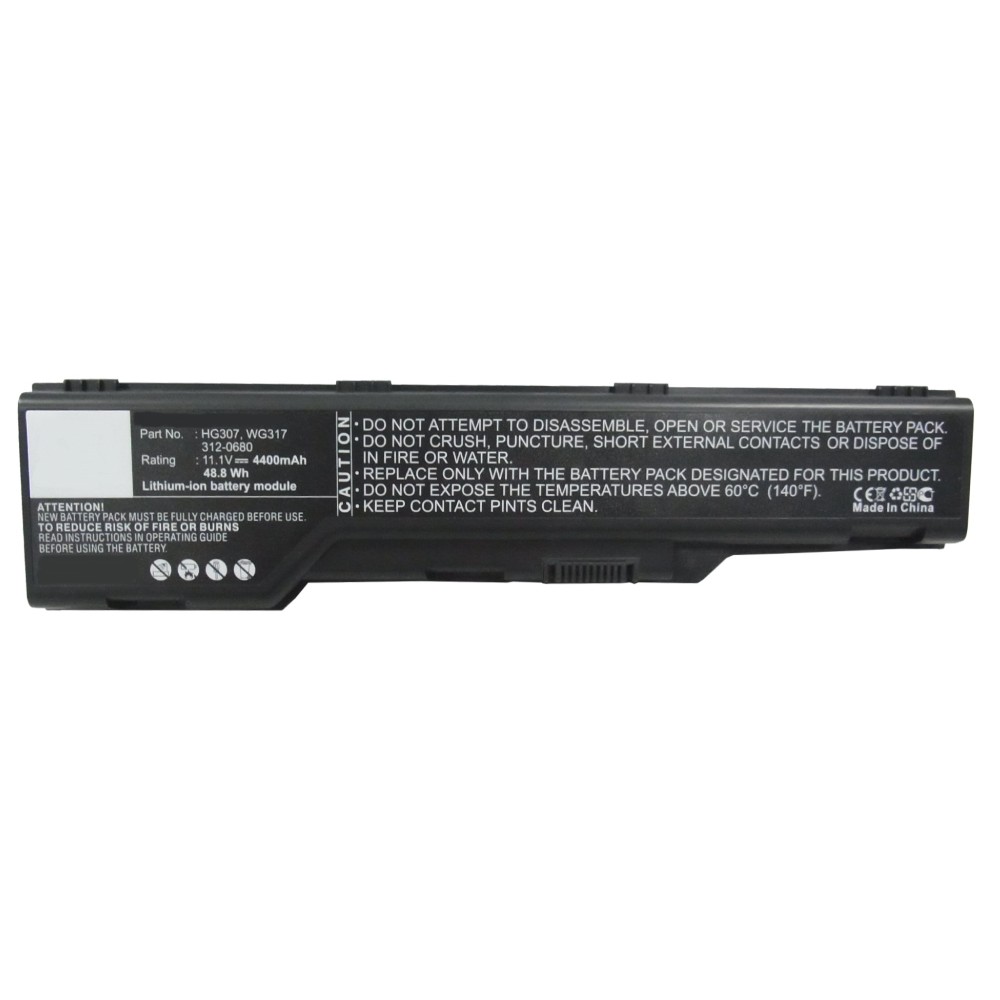 Synergy Digital Notebook, Laptop Battery, Compatible with DELL XPS 1730, XPS M1730 Notebook, Laptop Battery (11.1, Li-ion, 4400mAh)