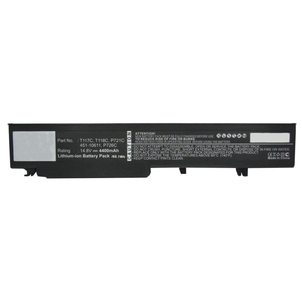 Synergy Digital Notebook, Laptop Battery, Compatible with DELL Vostro 1710, Vostro 1720 Notebook, Laptop Battery (14.8, Li-ion, 4400mAh)