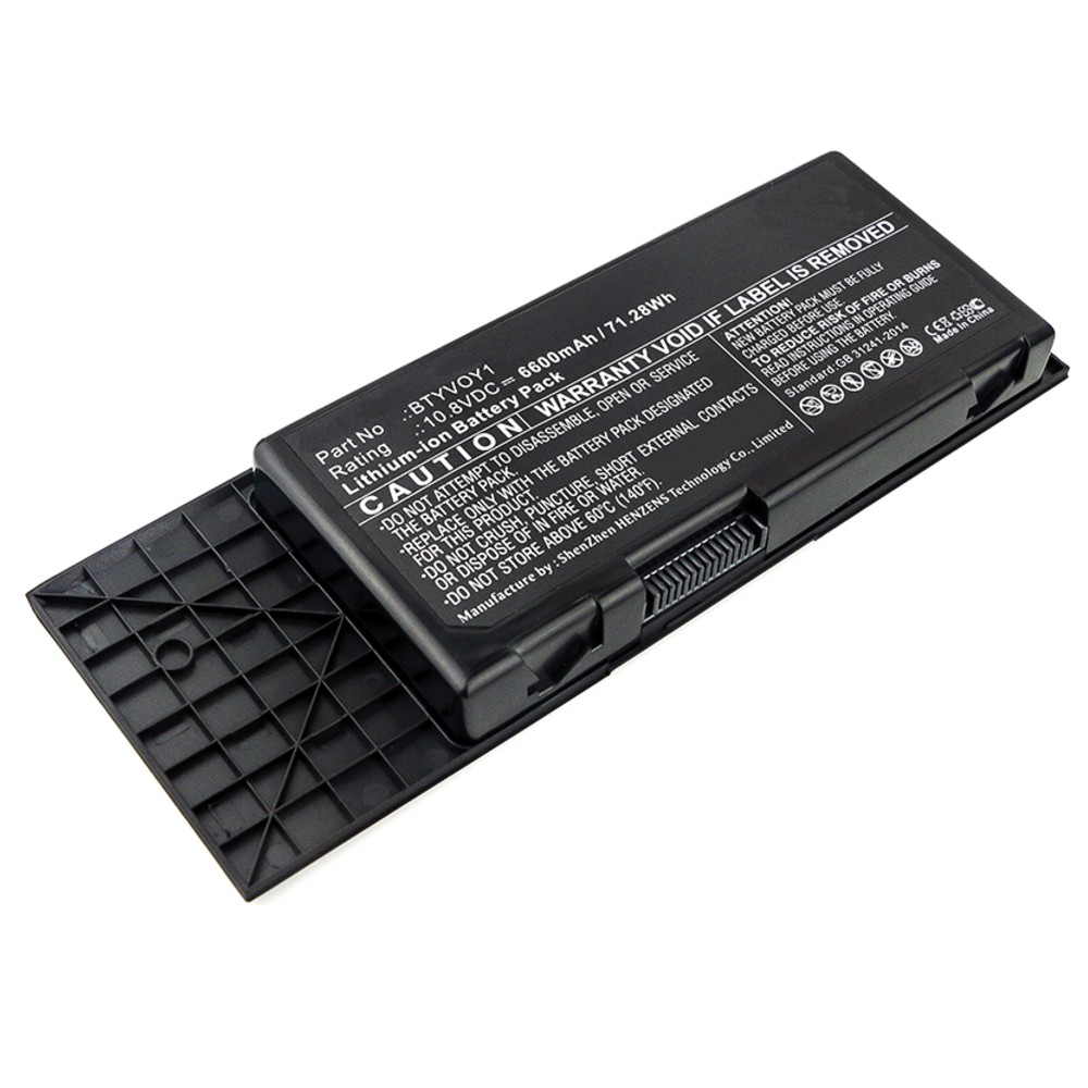 Synergy Digital Notebook, Laptop Battery, Compatible with DELL Alienware M17x R3, Alienware M17x R3-3D, Alienware M17x R4 Notebook, Laptop Battery (10.8, Li-ion, 6600mAh)