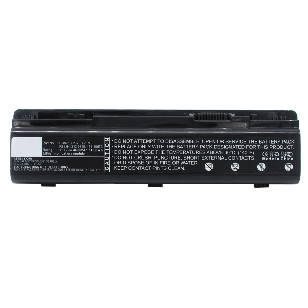 Synergy Digital Notebook, Laptop Battery, Compatible with DELL Inspiron 1410, Vostro 1014, Vostro 1014N, Vostro 1015, Vostro 1015N, Vostro 1088n, Vostro A840, Vostro A860, Vostro A860n, Vostro1088 Notebook, Laptop Battery (11.1, Li-ion, 4400mAh)