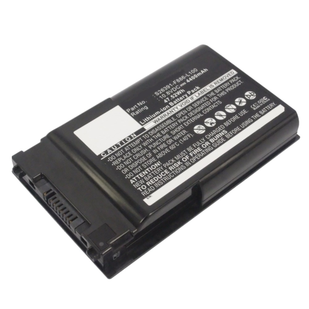 Synergy Digital Notebook, Laptop Battery, Compatible with Fujitsu LifeBook T1010, LifeBook T1010LA, LifeBook T4310, LifeBook T4410, LifeBook T5010, LifeBook T5010A, LifeBook T5010ALA, LifeBook T5010W, LifeBook T730, LifeBook T730TRNS, LifeBook T731, LifeBook T901, LifeBook TH700 Notebook, Laptop Battery (10.8, Li-ion, 4400mAh)