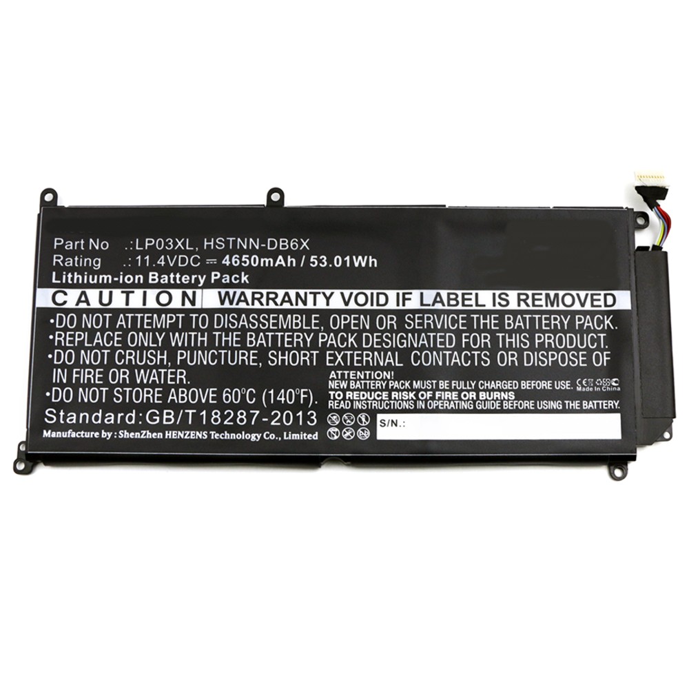 Synergy Digital Notebook, Laptop Battery, Compatible with HP Envy 14-J001XX Notebook, Laptop Battery (11.4, Li-ion, 4650mAh)