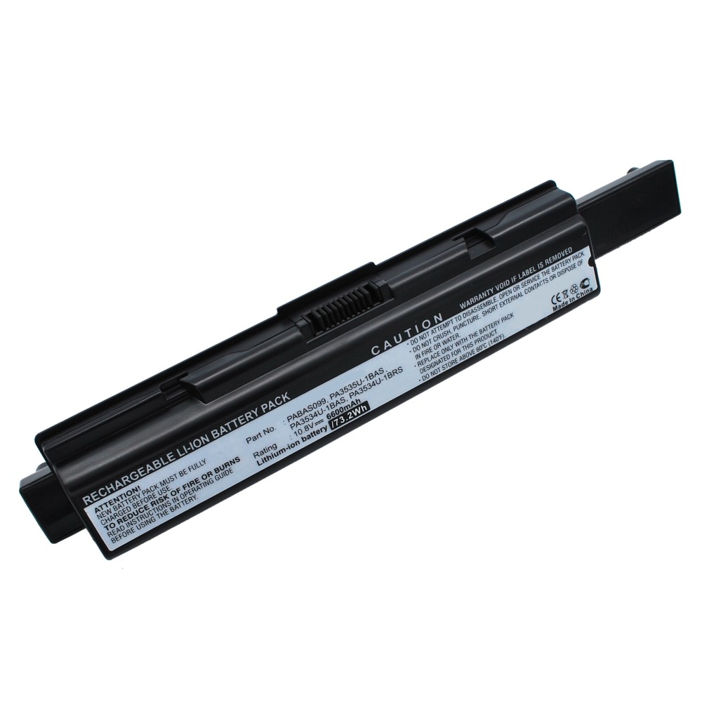 Synergy Digital Notebook, Laptop Battery, Compatible with Toshiba Dynabook AX/52 Notebook, Laptop battery, (10.8, Li-ion, 6600mAh)